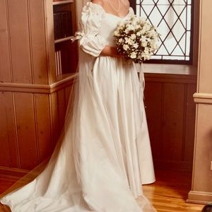 Ada Athanassiou 100% Silk Satin Wedding Gown